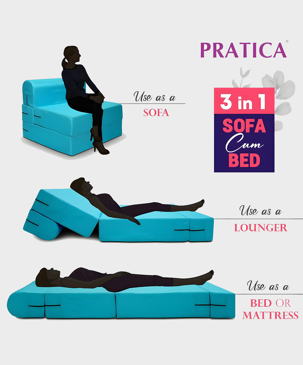 Centaury Sofa cum Bed