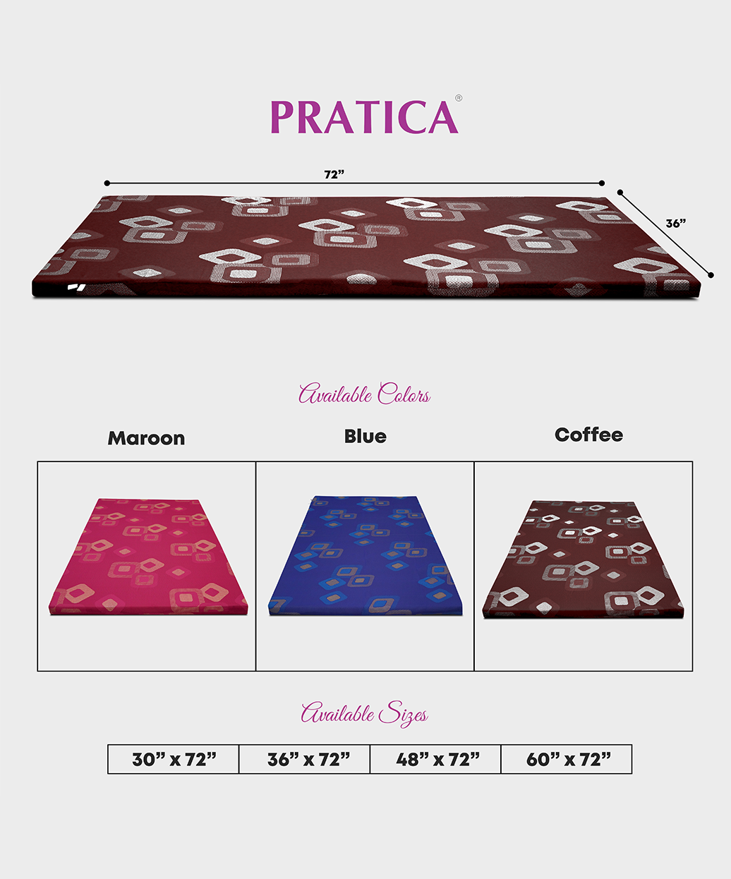 Poppy 3" Slim Bed