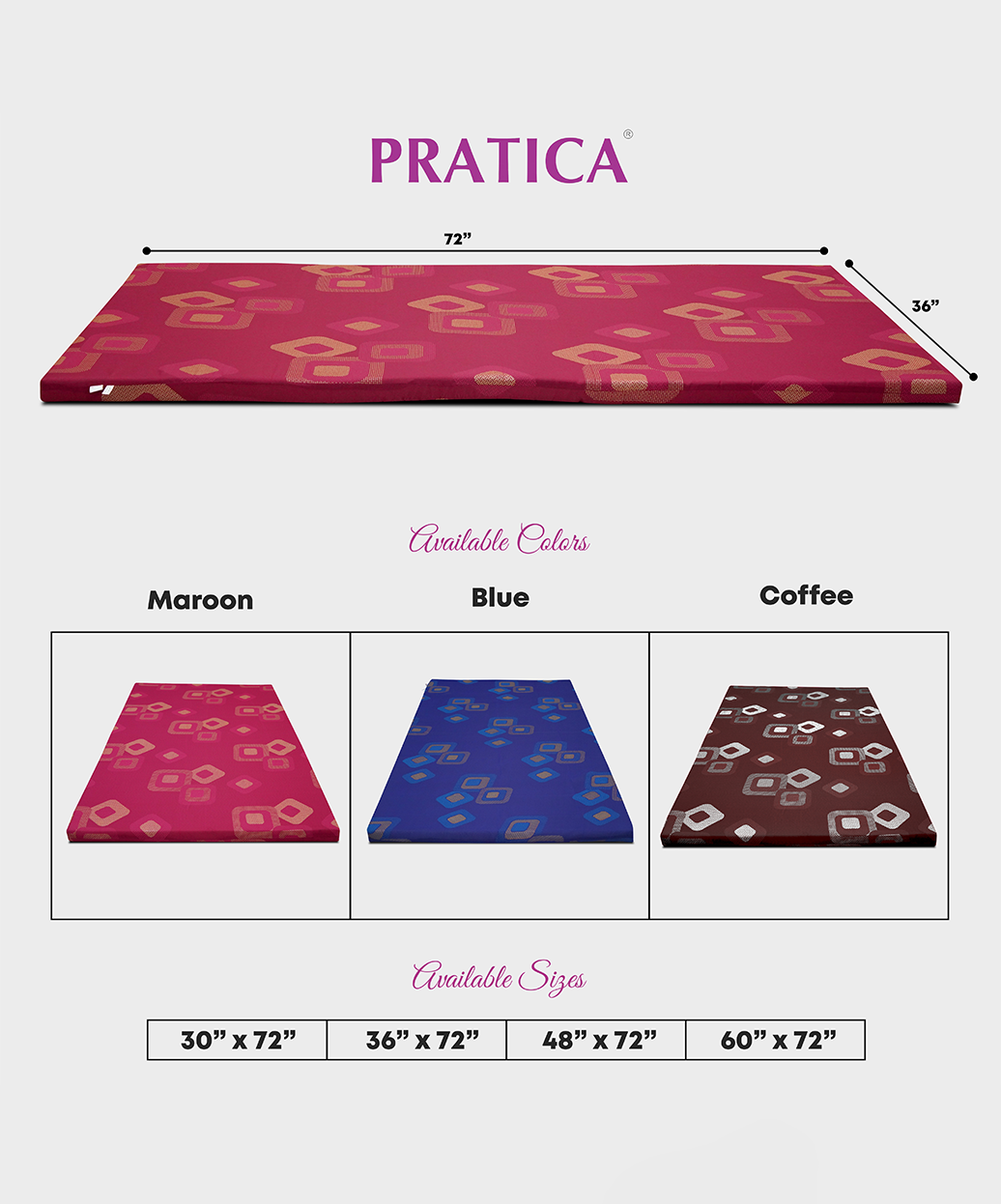 Poppy 2" Slim Bed