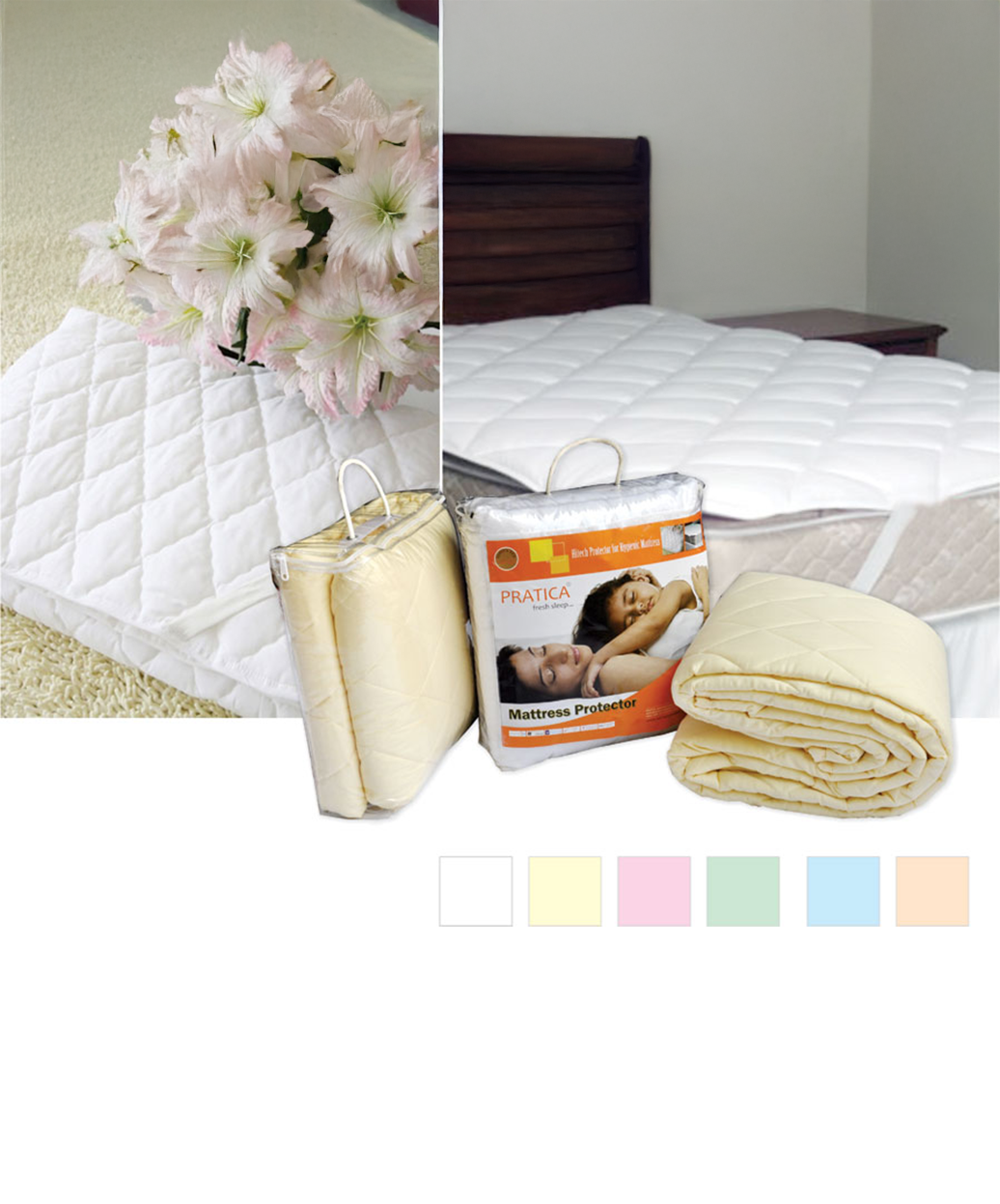 Camellia - 2" Color Mattress Topper