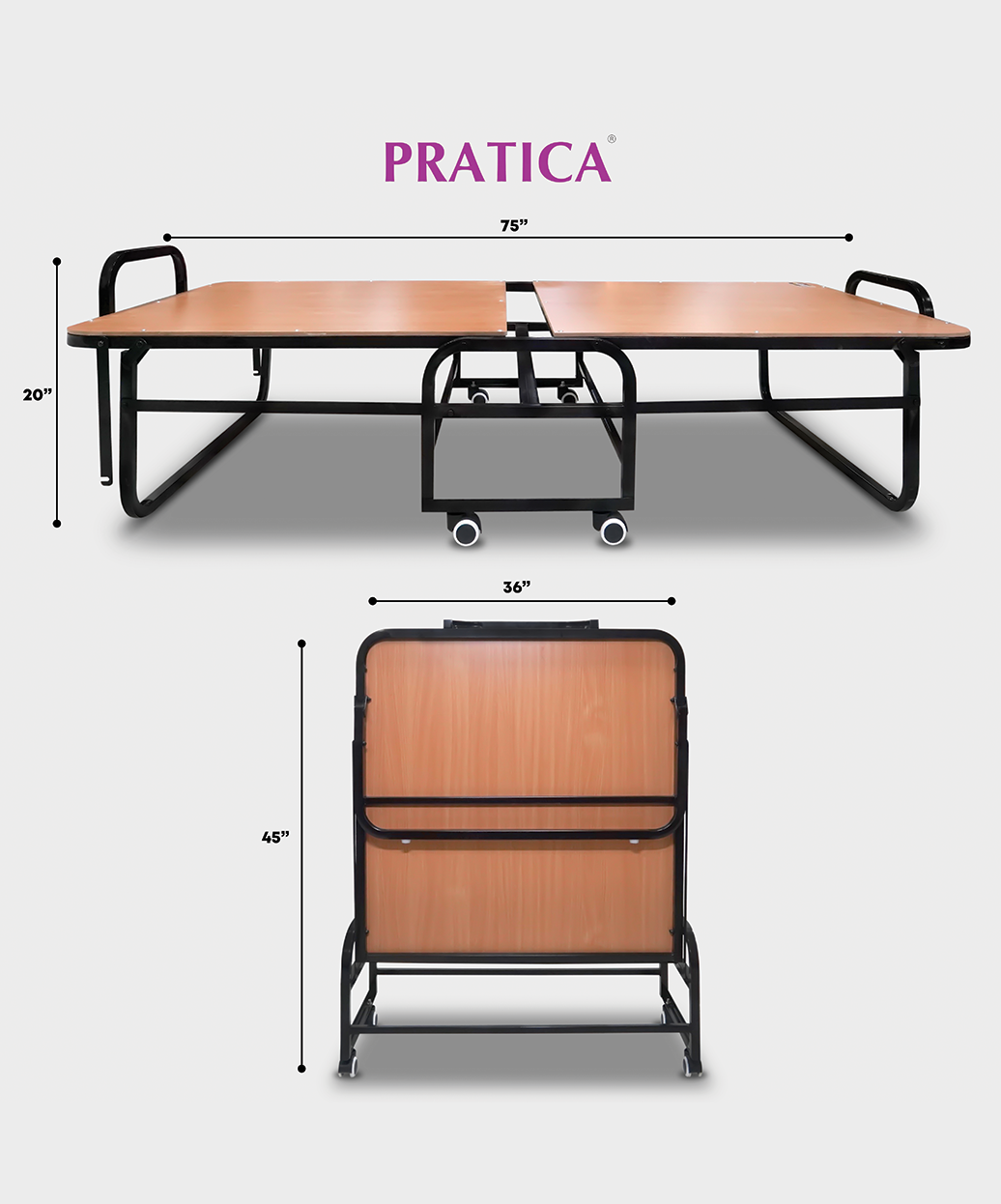 Orion Folding cot-Rollaway bed