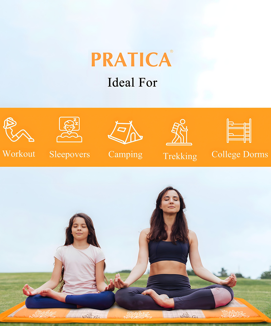 Blue Bell Korai Mat Bed - 6 fold