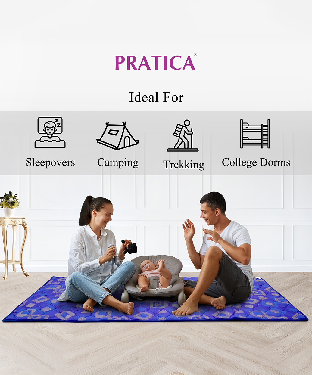 Tulip 1" Foam Travel Bed