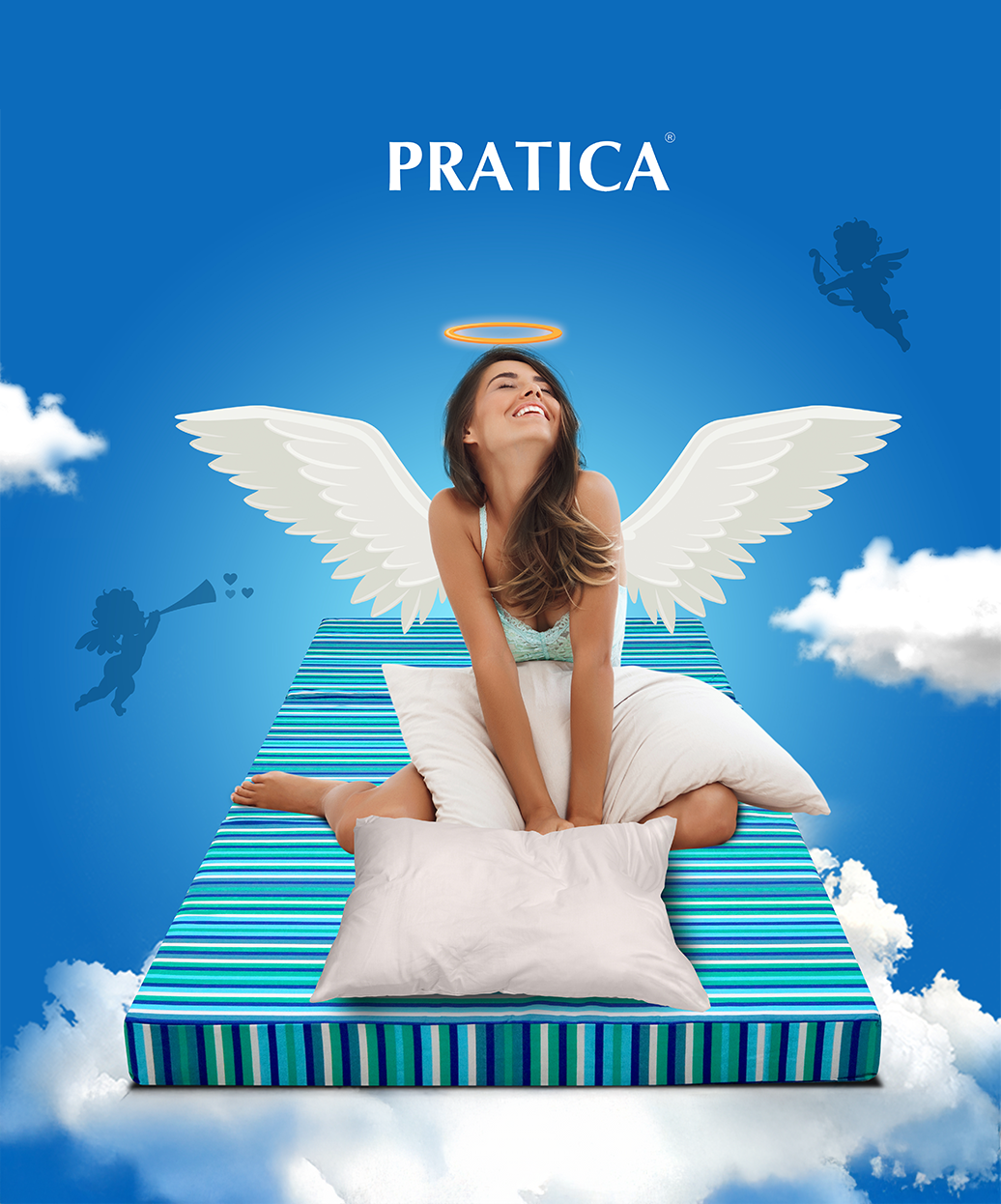 Zonic 4" - 3 Fold Bed