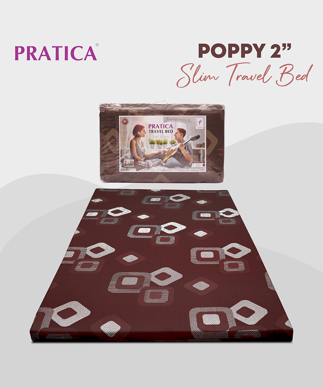 Poppy 3" Slim Bed