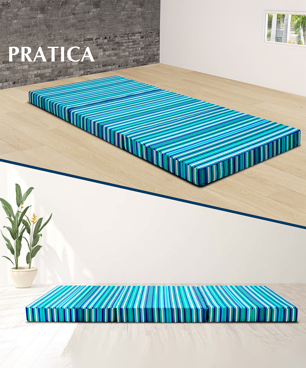 Zonic 4" - 3 Fold Bed