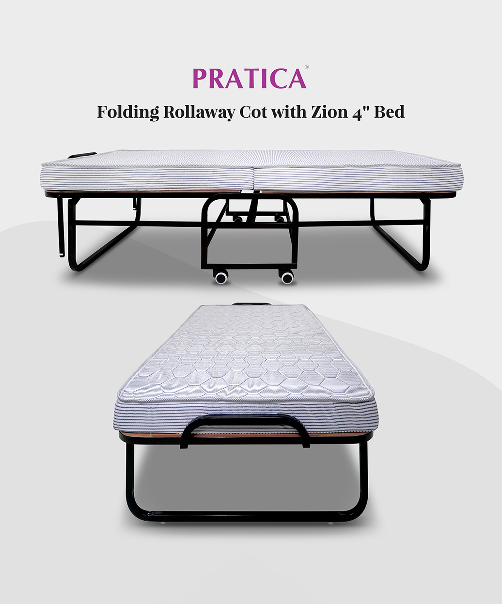 Zion Folding Rollaway Bed