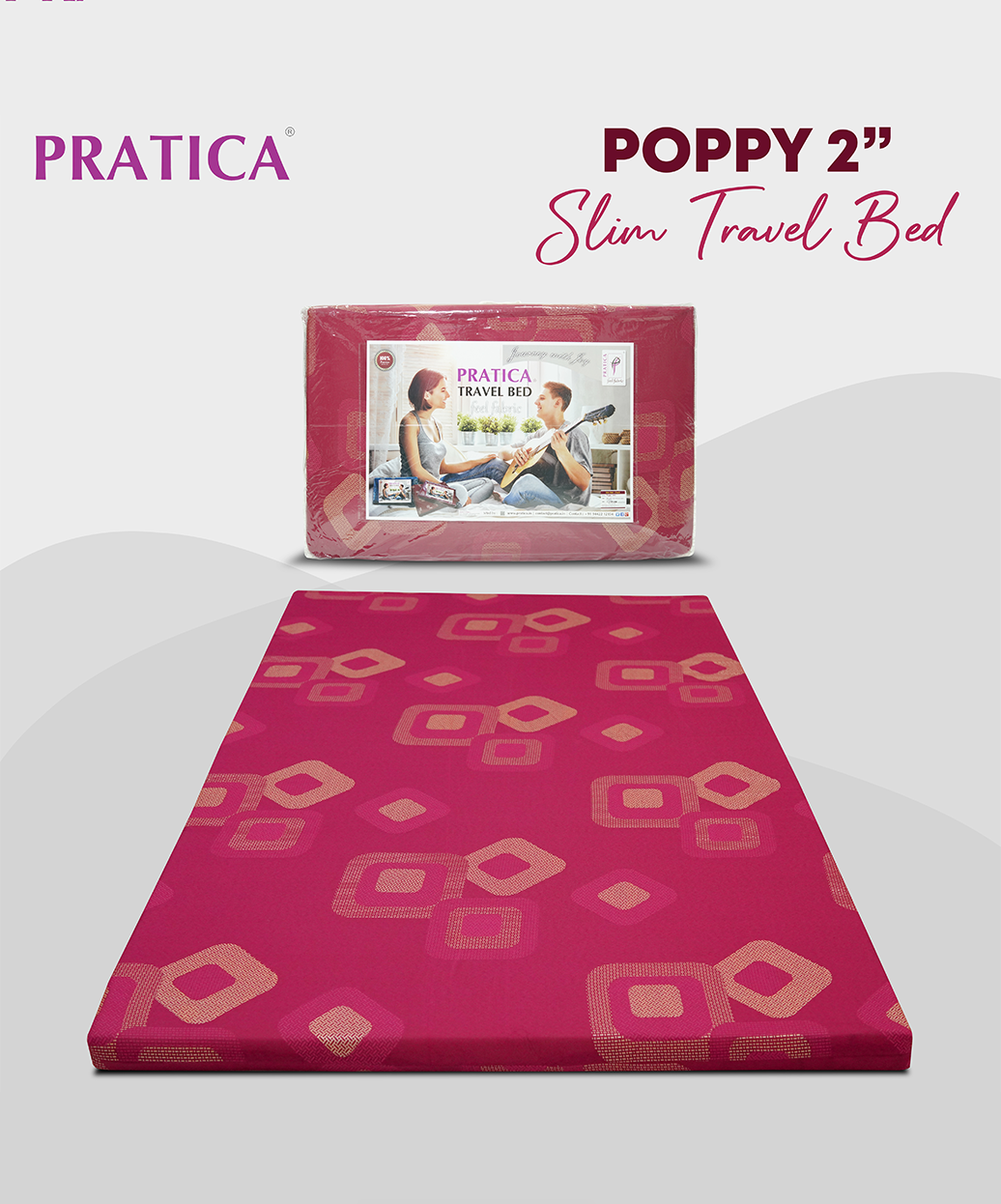 Poppy 2" Slim Bed