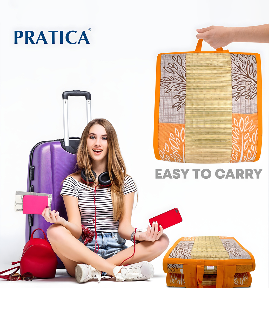 Blue Bell Korai Mat Bed - 6 fold