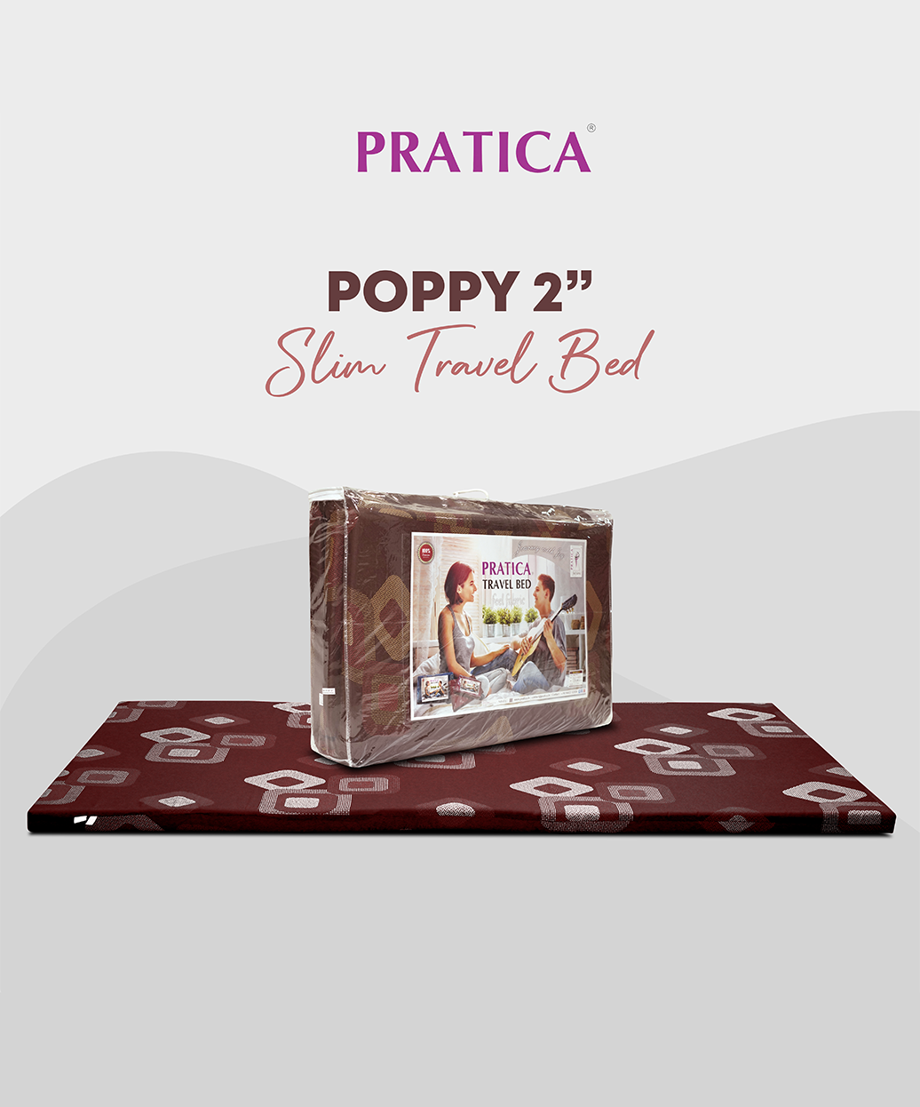 Poppy 3" Slim Bed