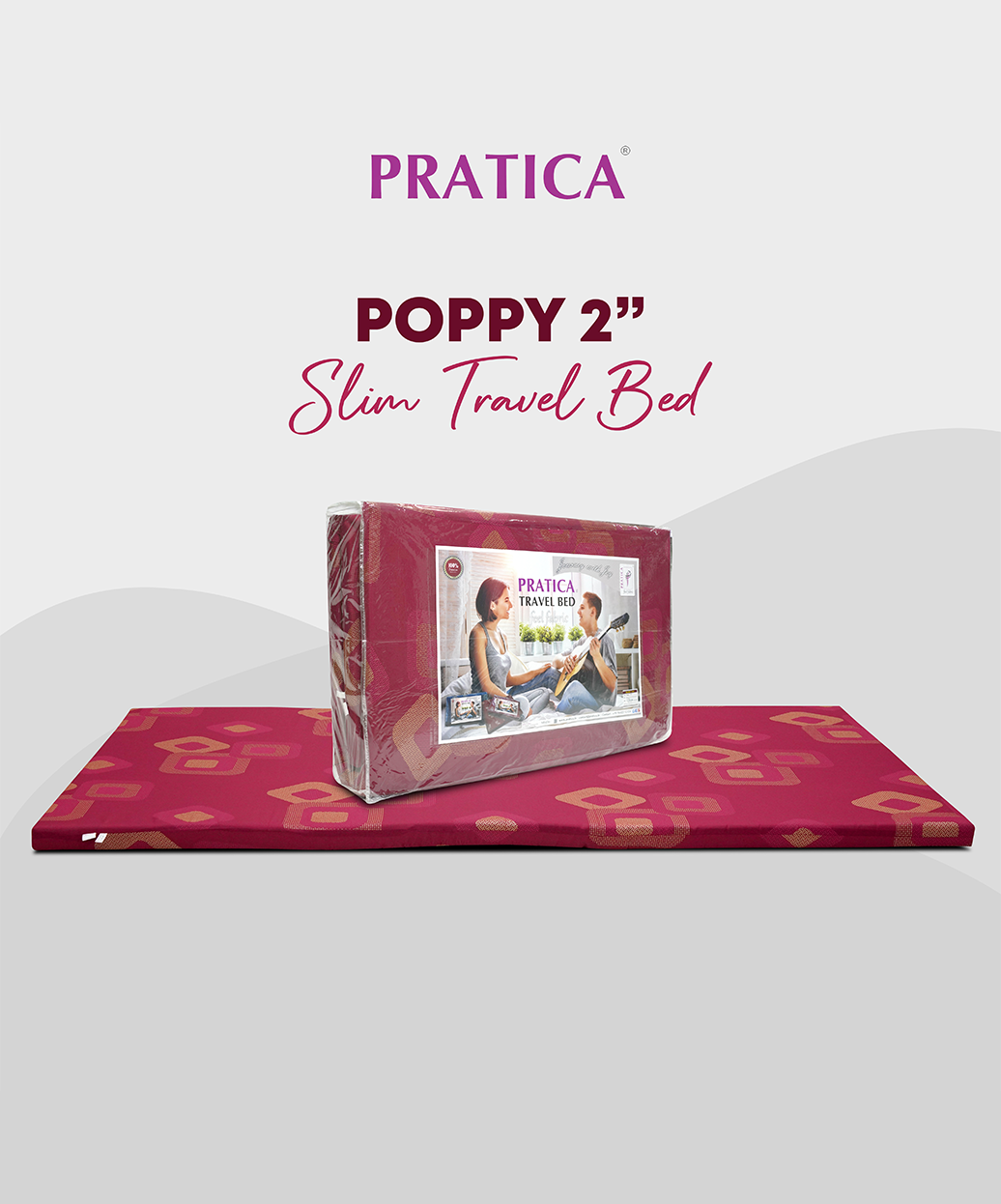 Poppy 2" Slim Bed