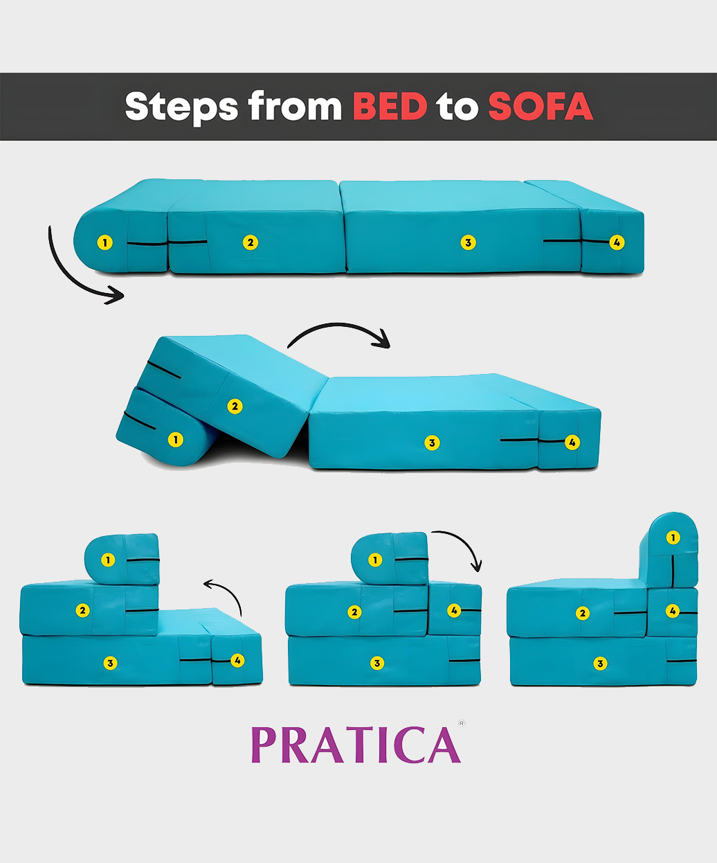 Centaury Sofa cum Bed