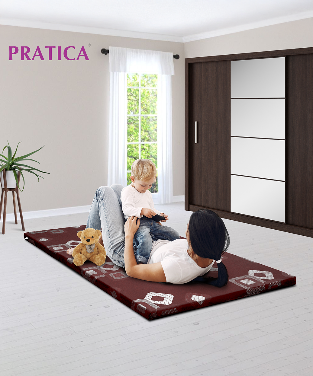Poppy 3" Slim Bed