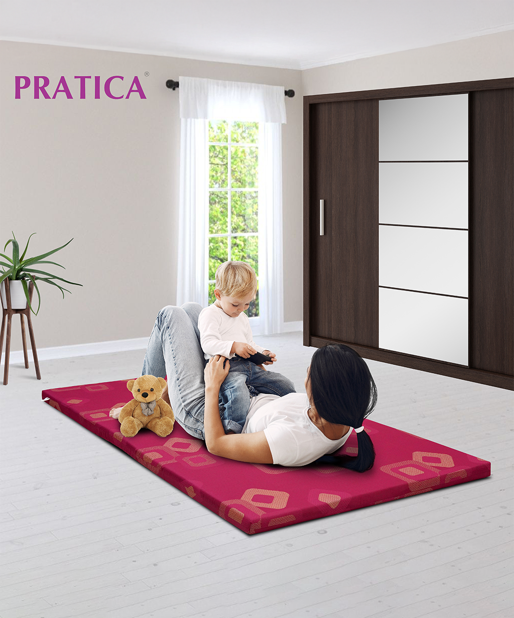 Poppy 2" Slim Bed