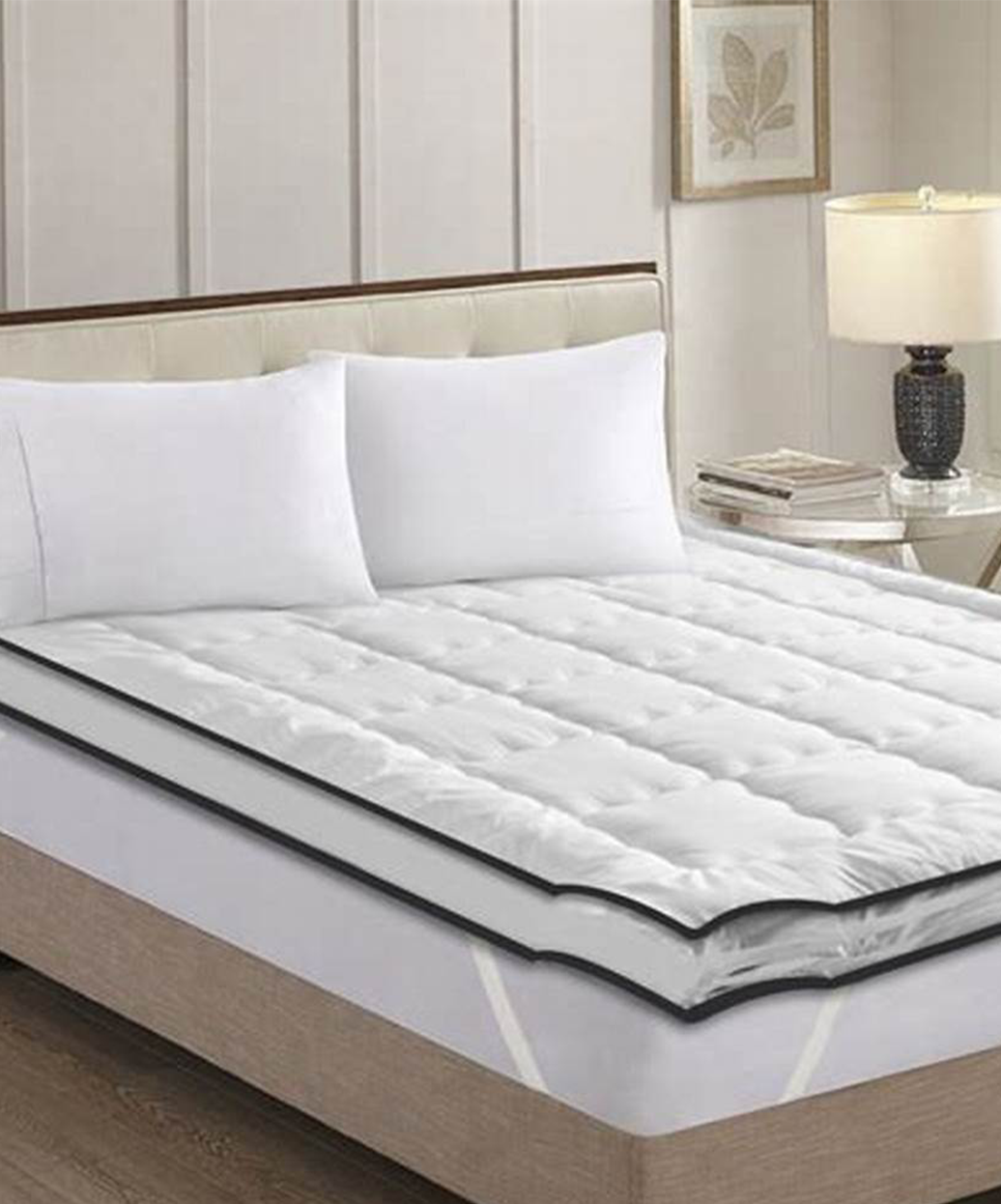Camellia - 2" White Mattress Topper