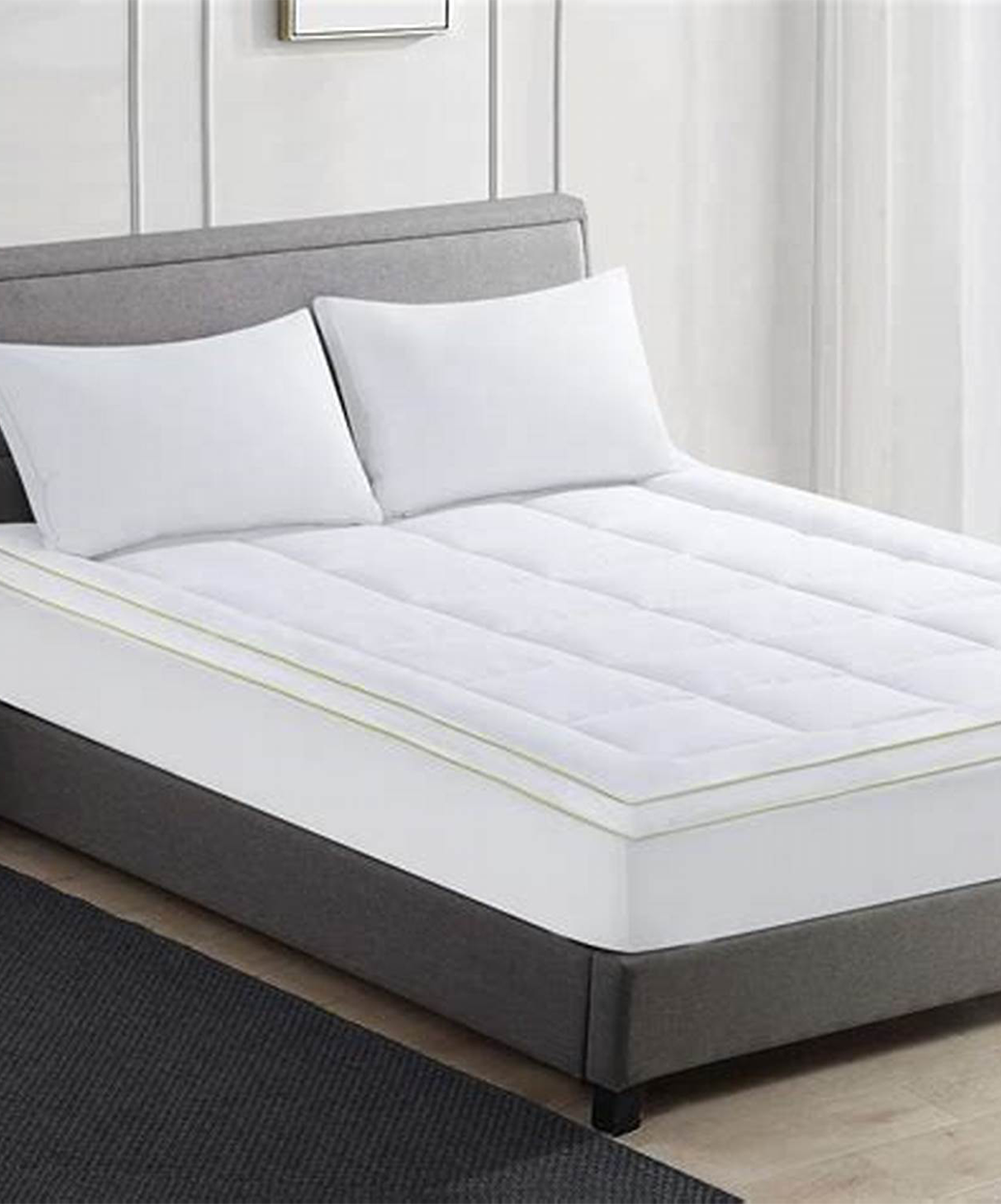 Camellia - 2" White Mattress Topper