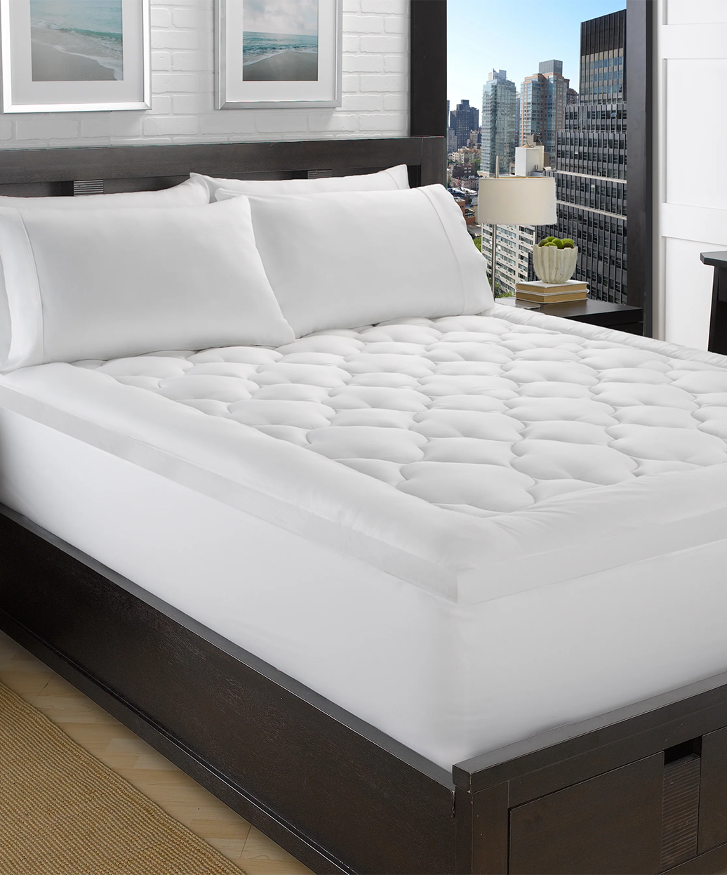 Camellia - 2" White Mattress Topper